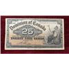 Image 2 : Dominion Of Canada 1900 Shin Plaster 25¢ Note