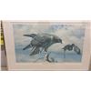 Image 2 : George McLean "Red-Tailed Hawk - A Portrait of Canada" Framed Print, Signed 123/200
