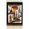 Image 5 : Framed Enamel Art, Bronze Sculpture, Ceramic Bowl with Carrot Motif, Wire Tree Sculpture