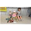 Image 1 : Regal 36” Walking Doll, 8 Dolls Including Madame Alexander, 3 McDonald's Promo Dolls