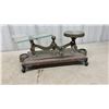 Image 2 : Antique Marble Base Balance Scale with Glass Pan, Weight