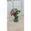 Image 8 : Two Ebros Gift Jeweled Emerald Dragon and Blue Fire Dragon on Castle Statues, Tallest 11”