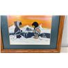 Image 5 : Three Framed Artworks: M. Reimer 1986 Birch Landscape
