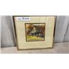 Image 7 : Three Framed Artworks: M. Reimer 1986 Birch Landscape
