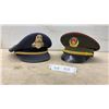 Image 1 : Thai Royal Military Officer's Peaked Cap and Chinese PLA Type 87 Officer's Peaked Cap