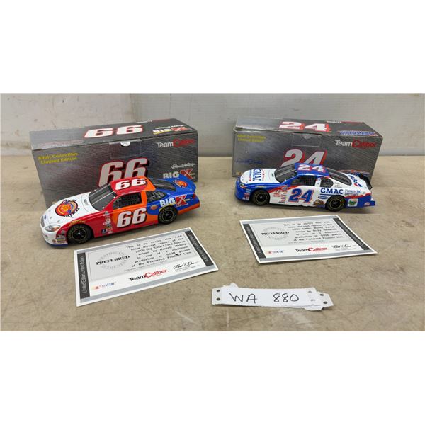Team Caliber 1:24 2000 NASCAR Diecast #66 Big Kmart Ford Taurus and #24 GMAC Monte Carlo