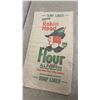 Image 4 : Vintage Robin Hood All Purpose and Merlin High Gluten Bakers 100 Lb, Canadian Flour Sacks