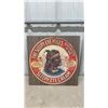 Image 2 : Sleepy Eye Mills "Sleepy Eye Cream" Highest Patent Flour Reproduction Sign on Wood Board - 17” x
