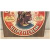 Image 4 : Sleepy Eye Mills "Sleepy Eye Cream" Highest Patent Flour Reproduction Sign on Wood Board - 17” x