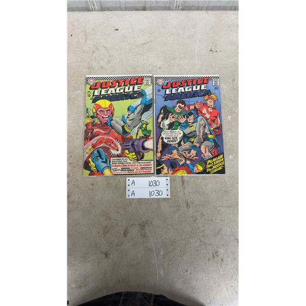 DC Comics Justice League of America Comic Books, Issue No. 50 December and No. 44 May