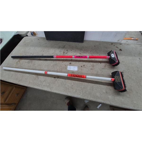 Duchess 8-Ender and Lowry's Curling Brooms, Set of 2