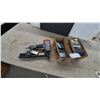 Image 1 : Paslode Pneumatic Stapler with Nailing Head for Vinyl Siding and Boxes of Staples