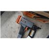 Image 3 : Paslode Pneumatic Stapler with Nailing Head for Vinyl Siding and Boxes of Staples