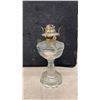 Image 2 : Set of Four Antique Clear Glass Kerosene Oil Lamps