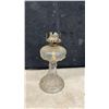 Image 3 : Set of Four Antique Clear Glass Kerosene Oil Lamps