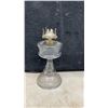 Image 5 : Set of Four Antique Clear Glass Kerosene Oil Lamps