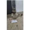 Image 6 : Antique Aladdin Kerosene Lamps, Hanging Milk Glass Font and Bracket-Style Clear Glass Font