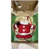 Image 3 : Vintage Santa-Glo Illuminated Tree Top, Glass Ornaments, Tree Stand, Red Fur Stockings