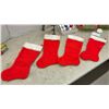 Image 6 : Vintage Santa-Glo Illuminated Tree Top, Glass Ornaments, Tree Stand, Red Fur Stockings