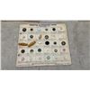 Image 4 : Three Vintage Federated Co-Operatives Limited Button Sample Display Boards by Famous Button Company