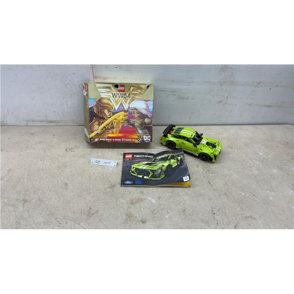 LEGO Technic Ford Mustang Shelby GT500 Set 42138 and Wonder Woman vs, Cheetah Set
