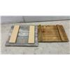 Image 2 : Rustic Wooden "But First, Coffee" and "Bless Our Home" Decorative Wall Signs, Largest 14 × 16”