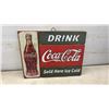 Image 2 : Pepsi-Cola Bottle Opener Plaque and Coca-Cola Wooden Wall Signs, Largest 11 × 14 1/2”