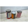 Image 5 : Shell Super Snowmobile Oil, Texaco Havoline, Quicksilver, Castrol Tin Cans, Some with Product