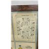 Image 6 : Framed Blue Ribbon Tea Advertisements and J.I. Case Threshing Machine Company Print