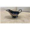 Image 4 : Silver-Plated Serving Set Including Bonbon Dish, Gravy Boat, Two Oval Trays