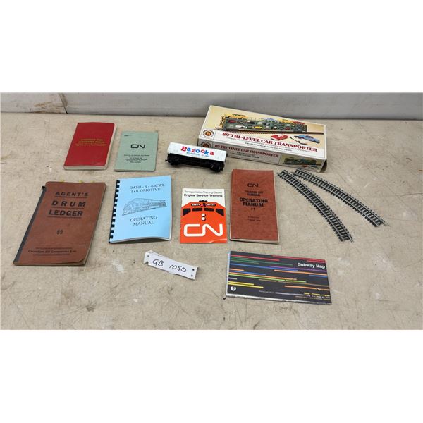 Bachmann 89' Tri-Level Auto Transporter, Bazooka Bubble Gum Car, CN Manuals