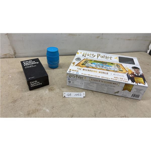 Cards Against Humanity CA Edition, Harry Potter 4D Wizarding World Puzzle