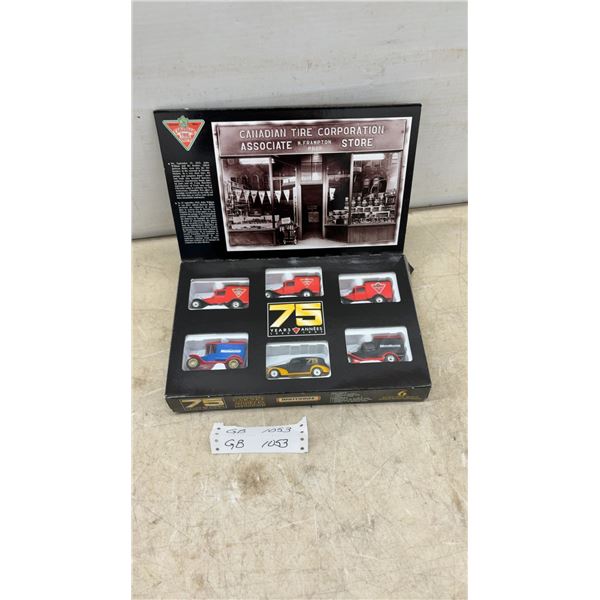 Matchbox Canadian Tire 75th Anniversary Collector's Car Set, 6 Die-Cast Vehicles, Factory Sealed