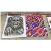 Image 5 : Assorted Halloween Removable Window Stickers: Skulls, Spiders, Pumpkins, Bloody Prints