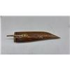 Image 6 : Vintage Handmade Knife with Carved Wooden Handle, Brass Crossguard, Matching Wooden Sheath