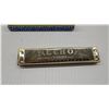 Image 3 : Vintage Hohner "The Echo" Tremolo Harmonica with Box and Elton Patent Harmonica Holder