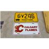 Image 3 : Vintage Manitoba License Plate Year Tabs 1959-1970, Calgary Flames Fantasy Plate