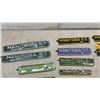 Image 4 : Collection of Vintage Manitoba License Plate Year Tabs 1957-1970