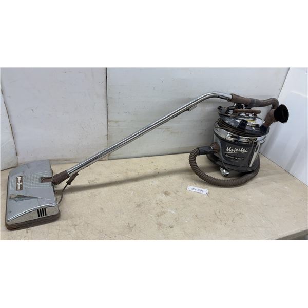 Vintage Filter Queen Majestic Model 700 Canister Vacuum With Powerhead and Hose
