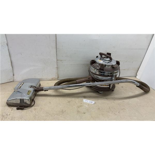 Vintage Filter Queen Majestic Model 33 Canister Vacuum Cleaner with Powerhead, Late 1950s-1960s