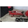Image 6 : Two Hydraulic Floor Jacks, 1300 Pound All-Purpose Hand Winch and Gas Can