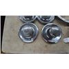 Image 3 : Chevrolet Motor Division Dog Dish Center Hubcaps and Chrome Trim Rings, 1966-1967, Two Sets of 4