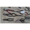 Image 4 : Assortment of Pliers Including Vise-Grip Locking Pliers, Slip-Joint, Needle-Nose, Snips, Scissors