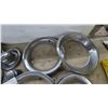 Image 2 : Chevrolet 1967-1968 15” Disc Brake Hubcaps, Dog Dish Center Caps, Chrome Trim Rings