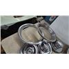 Image 6 : Chevrolet 1967-1968 15” Disc Brake Hubcaps, Dog Dish Center Caps, Chrome Trim Rings