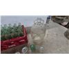 Image 2 : Coca-Cola Crate with Bottles, Glass Jug with Handles, Assorted Glass Insulators