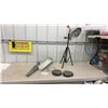 Image 1 : Vintage Floodlight with Reflector on Tripod, Sylvania F15T8 Fluorescent Fixture, Padded Rests