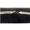 Image 2 : New Platinum Plated 8.0mm Serpentine Necklace, 23 1/2” Long