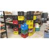 Image 1 : 25 Assorted Plastic Milk Crates