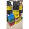 Image 3 : 25 Assorted Plastic Milk Crates